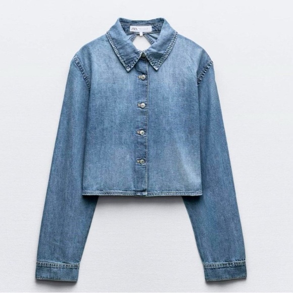 Zara Demin Shirt - Picture 3 of 6